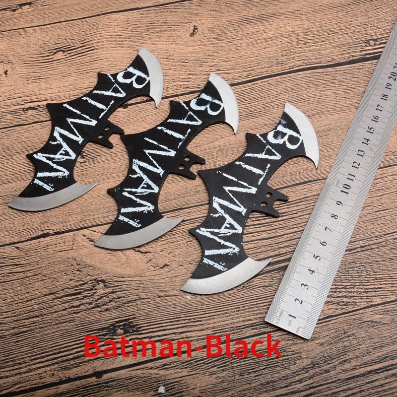 3pcs Darts Ninja Kunai Hunting Knives Tactical Fixed Blade Throwing Knife Set with Sheath（3-8cornered Various styles）