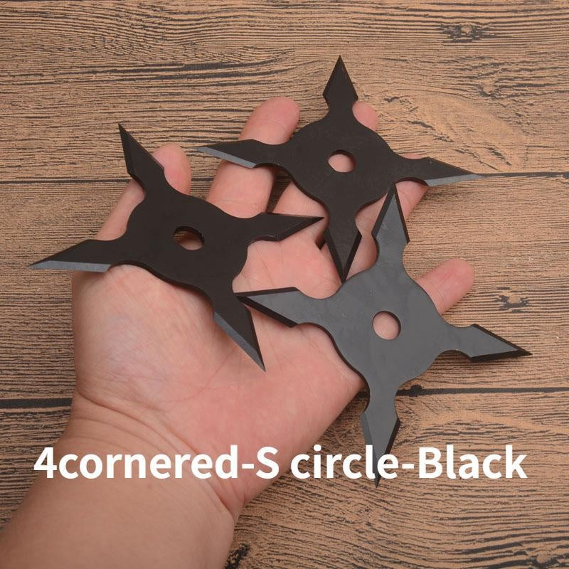 3pcs Darts Ninja Kunai Hunting Knives Tactical Fixed Blade Throwing Knife Set with Sheath（3-8cornered Various styles）