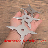 3pcs Darts Ninja Kunai Hunting Knives Tactical Fixed Blade Throwing Knife Set with Sheath（3-8cornered Various styles）