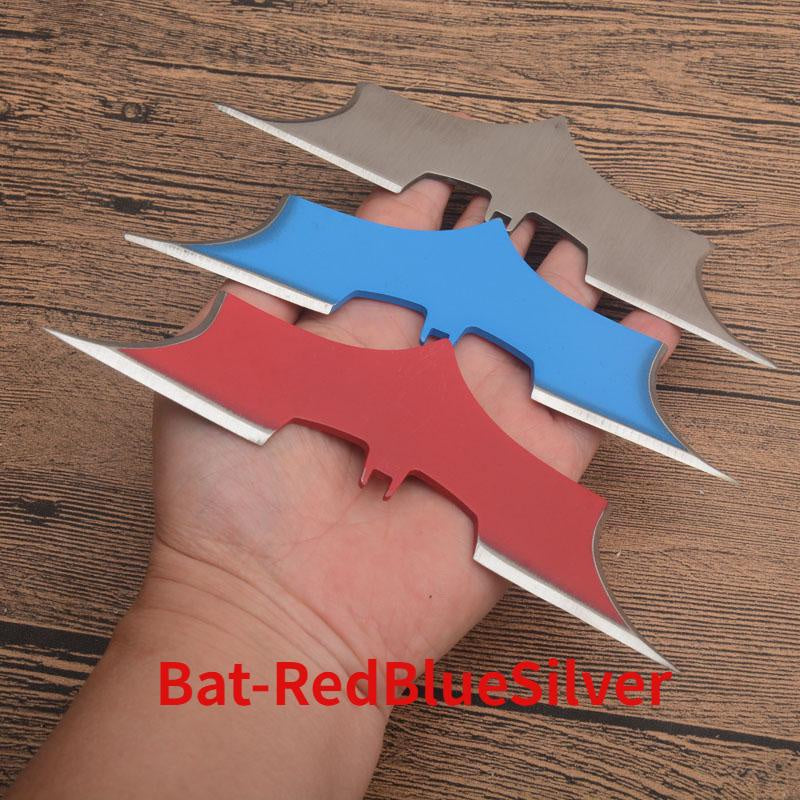 3pcs Darts Ninja Kunai Hunting Knives Tactical Fixed Blade Throwing Knife Set with Sheath（3-8cornered Various styles）