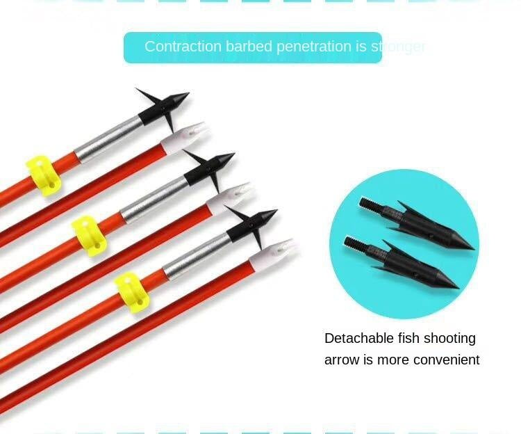 8mm solid fishing arrows, bows and arrows, recurve bows, straight pull bows, composite archery, fishing arrows, 3
