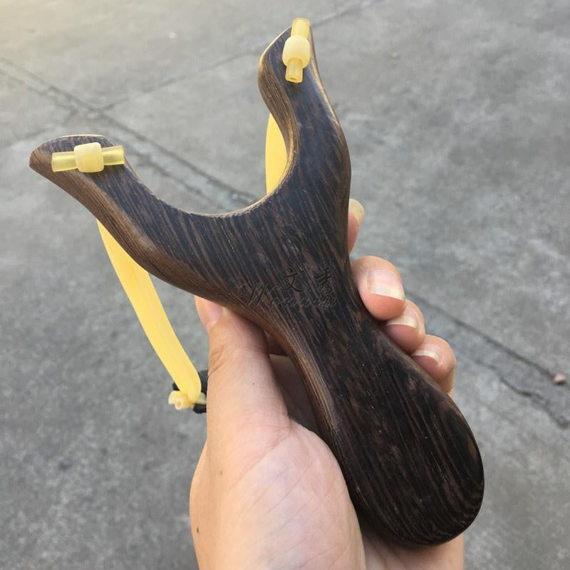 Wooden slingshot traditional solid wood slingshot children adult wood children's toy slingshot