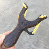 Wooden slingshot traditional solid wood slingshot children adult wood children's toy slingshot