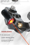 360-degree intelligent rotation automatic correction bow head rotating swing arm laser aim huwairen Iron Man slingshot