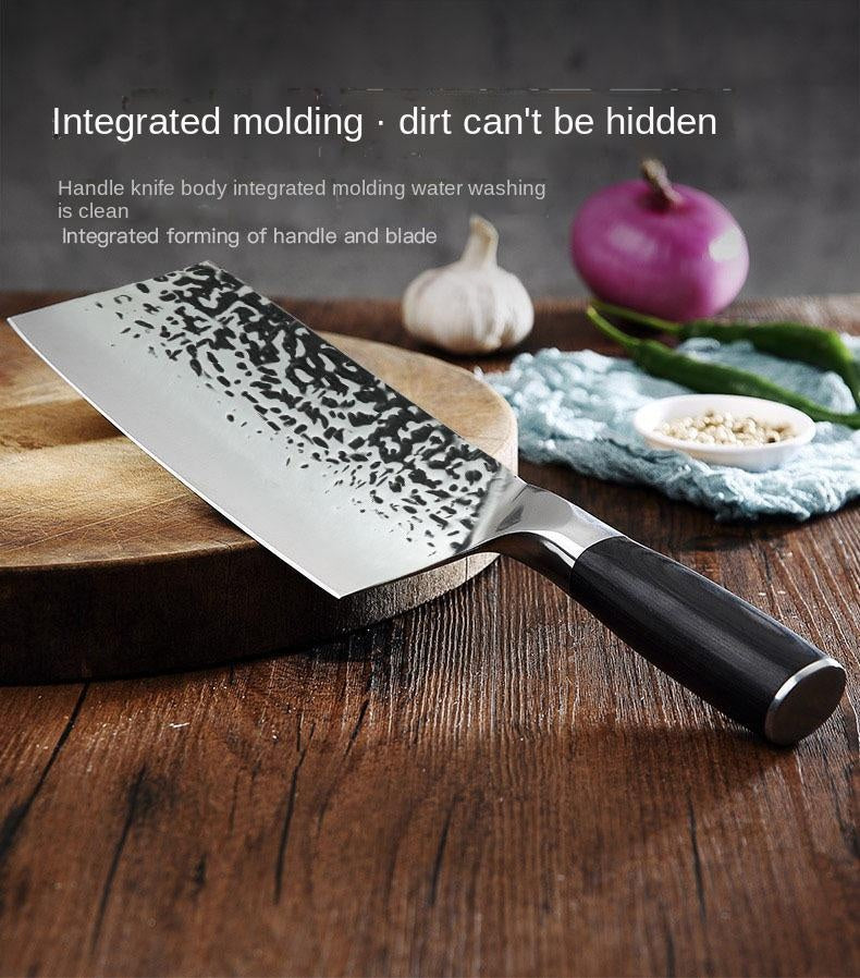 Hammer pattern forging household chopping kitchen knife kitchen sharp slicing meat cleaver cutting bone knife