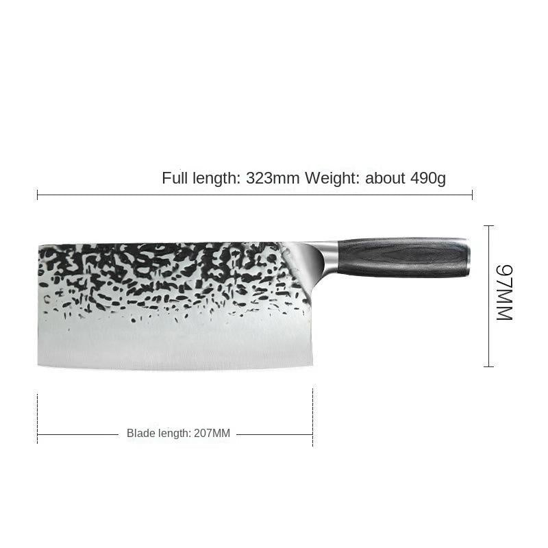 Hammer pattern forging household chopping kitchen knife kitchen sharp slicing meat cleaver cutting bone knife