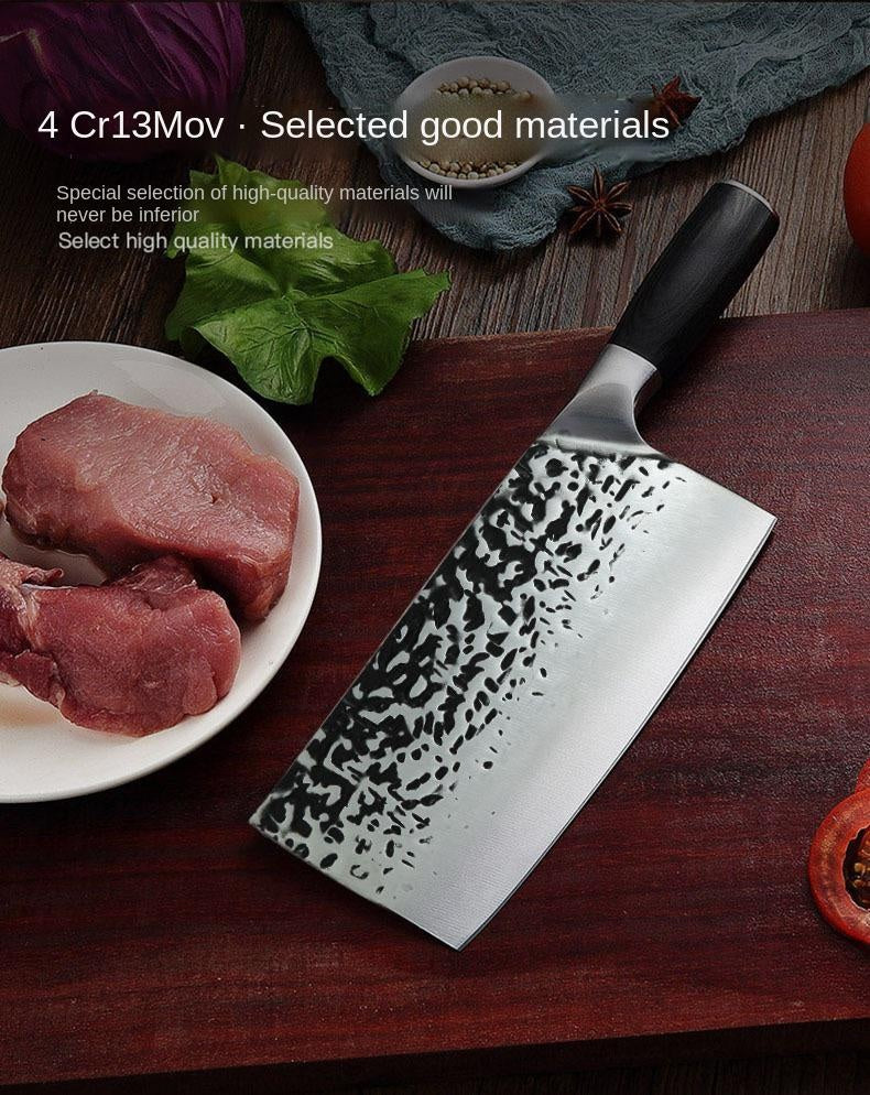 Hammer pattern forging household chopping kitchen knife kitchen sharp slicing meat cleaver cutting bone knife