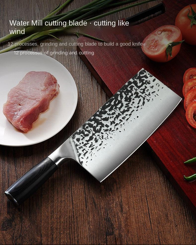 Hammer pattern forging household chopping kitchen knife kitchen sharp slicing meat cleaver cutting bone knife