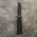All-steel Butterfly Knife Comb Hand Practice Folding Butterfly Knife Tool Unsharpened Novice Butterfly Training Knife Shake Knife