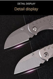 Mini folding outdoor knife field survival folding knife stainless steel pocket portable self-defense knife multi-purpose knife
