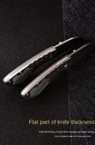 Mini folding outdoor knife field survival folding knife stainless steel pocket portable self-defense knife multi-purpose knife