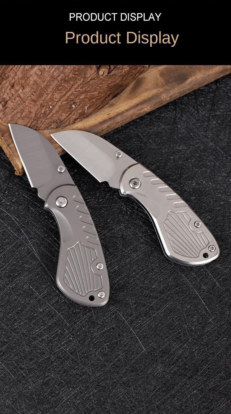 Mini folding outdoor knife field survival folding knife stainless steel pocket portable self-defense knife multi-purpose knife