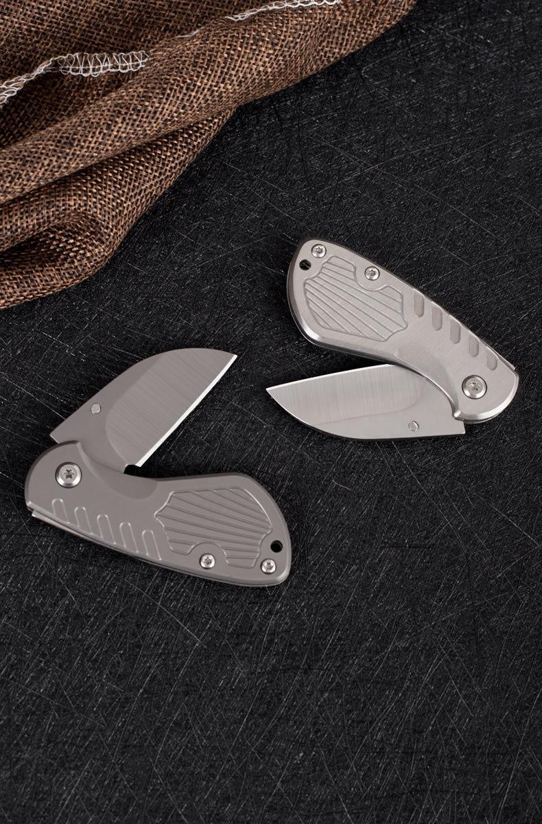 Mini folding outdoor knife field survival folding knife stainless steel pocket portable self-defense knife multi-purpose knife
