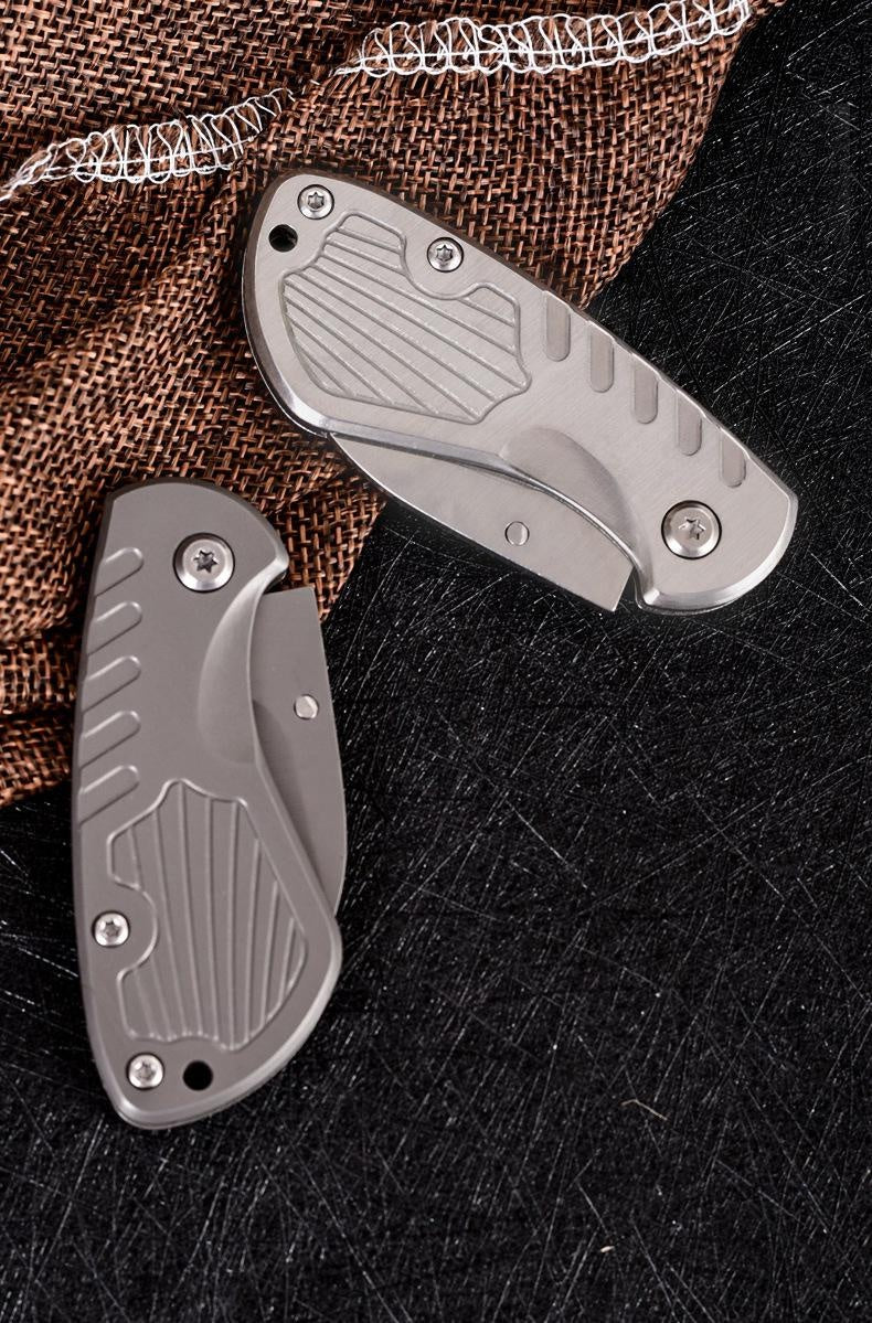 Mini folding outdoor knife field survival folding knife stainless steel pocket portable self-defense knife multi-purpose knife