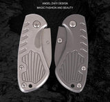 Mini folding outdoor knife field survival folding knife stainless steel pocket portable self-defense knife multi-purpose knife