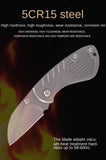 Mini folding outdoor knife field survival folding knife stainless steel pocket portable self-defense knife multi-purpose knife