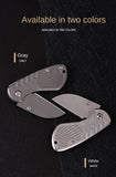 Mini folding outdoor knife field survival folding knife stainless steel pocket portable self-defense knife multi-purpose knife