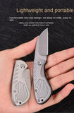 Mini folding outdoor knife field survival folding knife stainless steel pocket portable self-defense knife multi-purpose knife