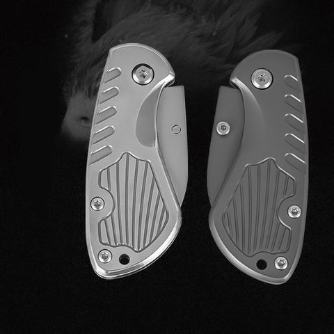Mini folding outdoor knife field survival folding knife stainless steel pocket portable self-defense knife multi-purpose knife
