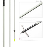 Recurve bow solid fishing arrow traditional fishing and hunting outdoor fishing and shooting fish arrow bow and arrow accessories fish arrow 6pcs