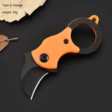Mini folding knife camping outdoor survival knife portable knife outdoor knife stainless steel mini claw knife
