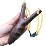 Solid wood slingshot massage handshake comfortable slingshot personality entertainment outdoor leisure slingshot