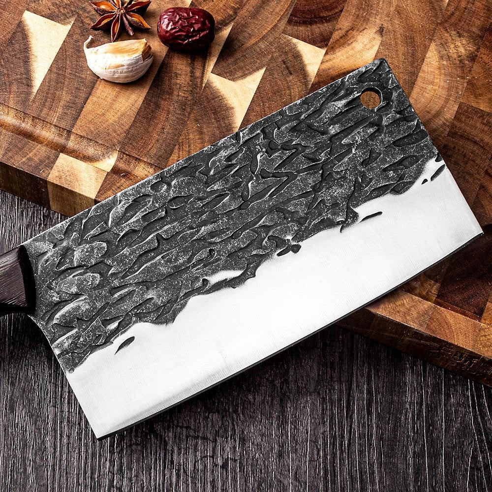 Thickened household kitchen knife forging kitchen bone chopping knife super fast sharp cutting dual-purpose special knife for chopping chicken, goose and duck ribs