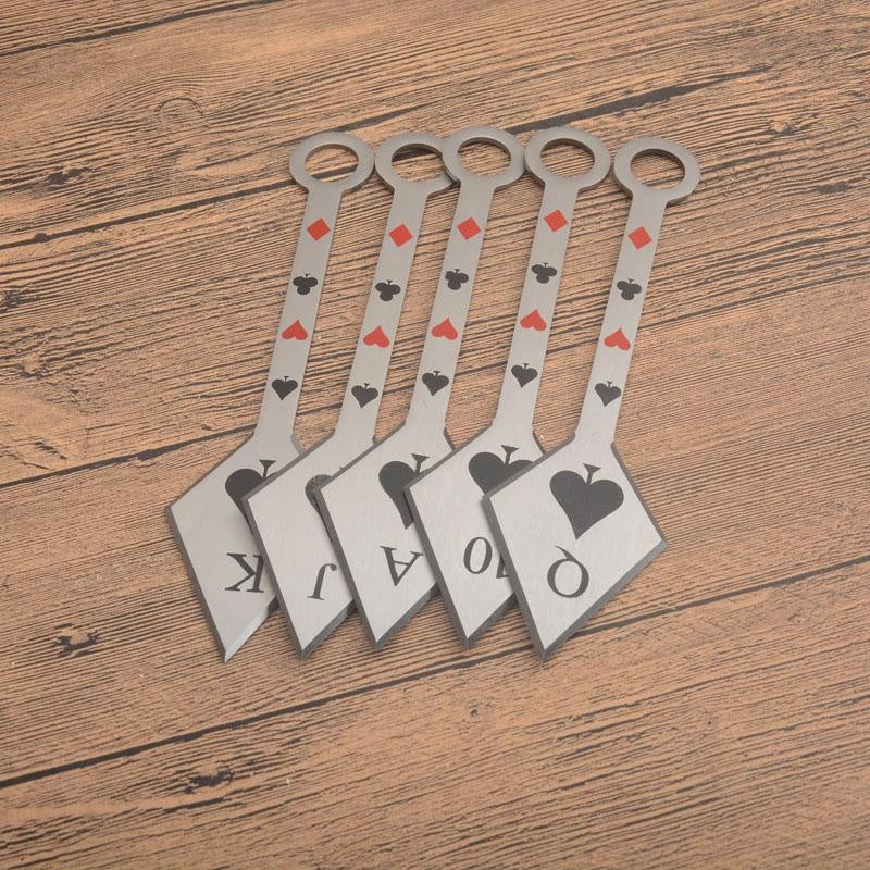 3pcs Darts Ninja Kunai Hunting Knives Tactical Fixed Blade Throwing Knife Set with Sheath
