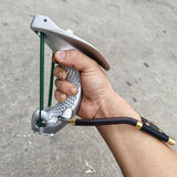 Shooting fish outdoor sea king pulley slingshot outdoor fishing and hunting wrist support high-speed shooting swim bladder special slingshot thickened round rubber band
