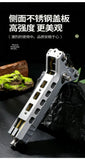 Aluminum alloy mechanic magazine High-precision mechanical magazine Magnetic suction rapid-fire continuous-fire artifact Portable automatic loading slingshot