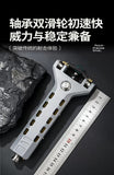 Aluminum alloy mechanic magazine High-precision mechanical magazine Magnetic suction rapid-fire continuous-fire artifact Portable automatic loading slingshot