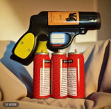 Self-defense and anti-riot fire protection equipment, emergency supplies, beast drive, fire dry powder fire extinguishing artifact spray gun, small family car on-board