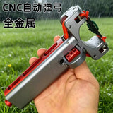 CNC All-Metal Automatic Slingshot Lightweight and Durable Outdoor Toys Adult Special Slingshot Daquan High Precision