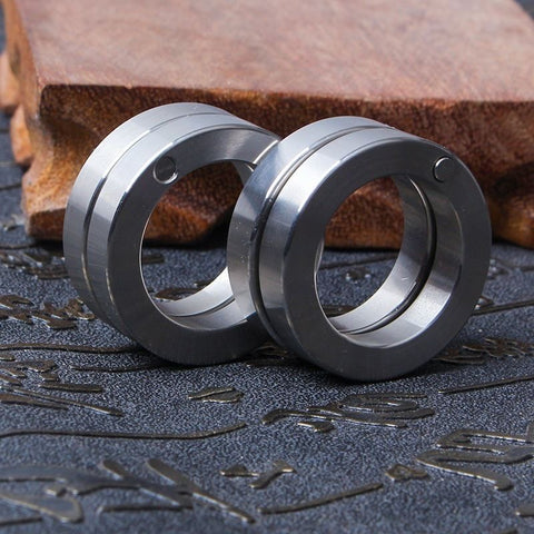 Stainless steel Tiger Brass Self Defense Knuckles folding finger tiger fist buckle ring outdoor legal self-defense toy broken window emergency rescue Multi-Functional Tactical Survival EDC Tools