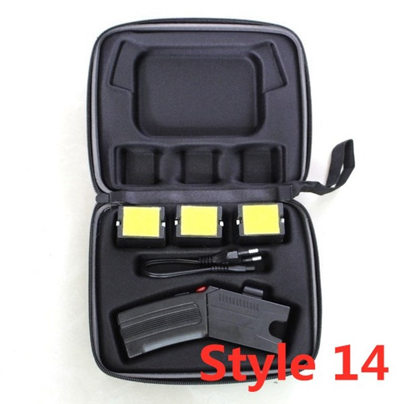 50 style High Voltage Tactical Flashlight Stun Gun for sale Volts Self-defense Weapons Survival Camp | POPOTR™