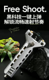 Aluminum alloy mechanic magazine High-precision mechanical magazine Magnetic suction rapid-fire continuous-fire artifact Portable automatic loading slingshot