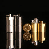 Mini nail polish creative Keychain pendant outdoor kerosene lighter