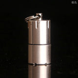 Mini nail polish creative Keychain pendant outdoor kerosene lighter