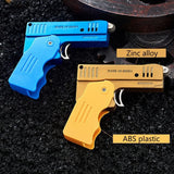 Dual Flame Jet Lighters Gun shape Foldable Lighter New Spray Gun Butane Lighters Gas Cigarette Lighter For Man Gift(Without Gas)
