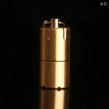 Mini nail polish creative Keychain pendant outdoor kerosene lighter