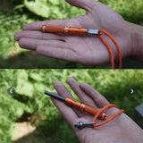 Outdoor Emergency Survival Stone Fire Starter  Striker Lighter Kit for Outdoors Travel Camping