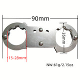 Thickened stainless steel adult toy thumb buckle toe . shackle entertainment keychain mini small handcuff toy