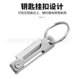 【Free gift】Stainless Steel Mini Folding Multifunctional Bottle Opener Knife Portable Unpacking Knife Keychain Folding Unpacking Knife