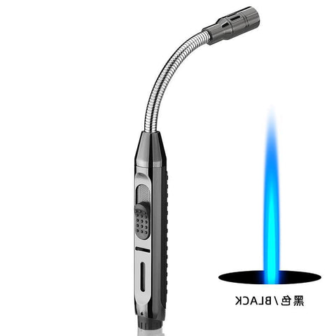 2025 K17 hose spray gun ignition gun straight punch blue fire electroplating lighter cigarette cigar 360 degree rotating nozzle | POPOTR