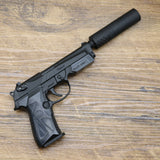 1:2.05 alloy model, shell throwing Beretta M92F model 90T children's metal, non-emission