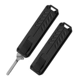 2026 EDC aluminum alloy micro-technology straight out utility knife, unpacking and unpacking express knife, outdoor mini carry | POPOTR