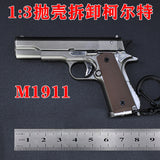 1:3 Model M1911 Colt Gun Keychain Shell Disassembly Alloy Foreign Trade Cross-border Non-firing