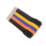 2025 12 packs of 6.25-inch short arrows, gold mixed-color bows and arrows, shooting diameter 6.2mm, total length 16cm | POPOTR