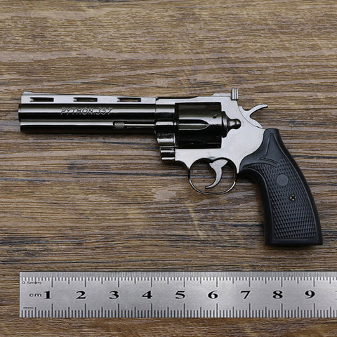 1:2.05 Metal Revolver 357 Revolver Python Model, Kids Alloy, Non-Launchable