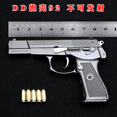 1:2.05 Metal removable teaching aid grade shell throwing 92 model one-click quick dismantling, non-firing
